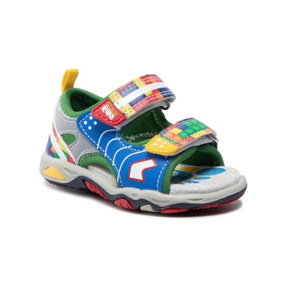 Primigi 74505 Sandals Kids EU 20 Multi Colorblock Vamp Straps Comfort KHD553